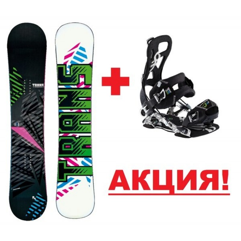 АКЦИЯ! Сноуборд Trans C1 + крепления SP-United sLab One