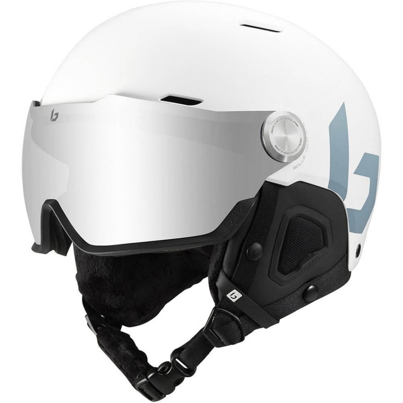 Шлем Bolle Might visor matt white