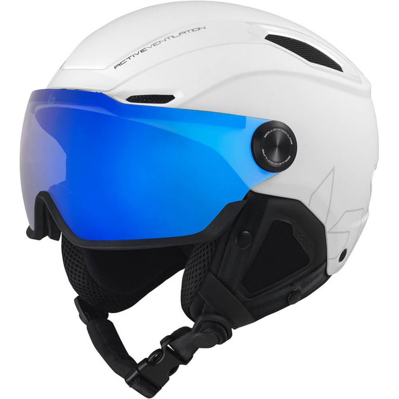 Шлем Bolle V-line white matte